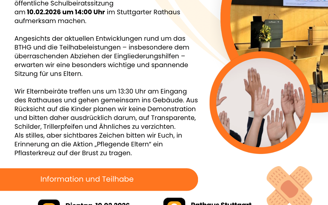 10.2.26 ab 13:30 Schulbeiratssitzung des GEB Vorstands